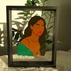 Tableau Marina Femme Latine Artisanat Français Afro Intérieur maison - Oeuvre d'Art Artisanat Français Intérieur maison à Offrir et Acheter