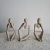 Les 3 pensives beige
