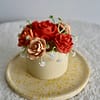 Mini bouquet en plâtre