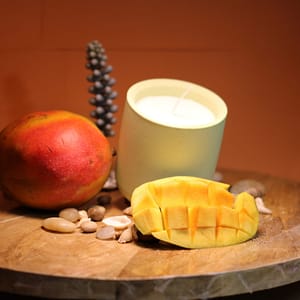 Bougie parfumée Fruit Manque Fait-Maison Artisanat Français à Offrir et Acheter - Oeuvre d'Art Artisanat Français Intérieur maison à Offrir et Acheter