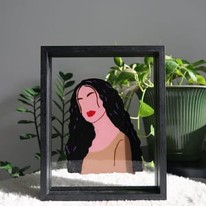 Tableau Carmen Femme Latine Artisanat Français Afro Intérieur maison Tableau Samira Samira - Femme Maghrebine Artisanat Français Afro Intérieur maison - Oeuvre d'Art Artisanat Français Intérieur maison à Offrir et Acheter
