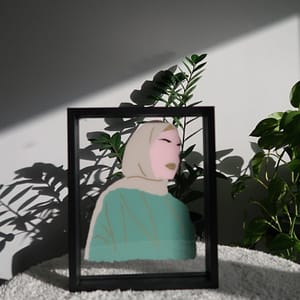 Tableau Samira Samira - Femme Maghrebine Artisanat Français Afro Intérieur maison - Oeuvre d'Art Artisanat Français Intérieur maison à Offrir et Acheter