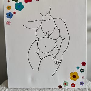 Tableau corps de femme