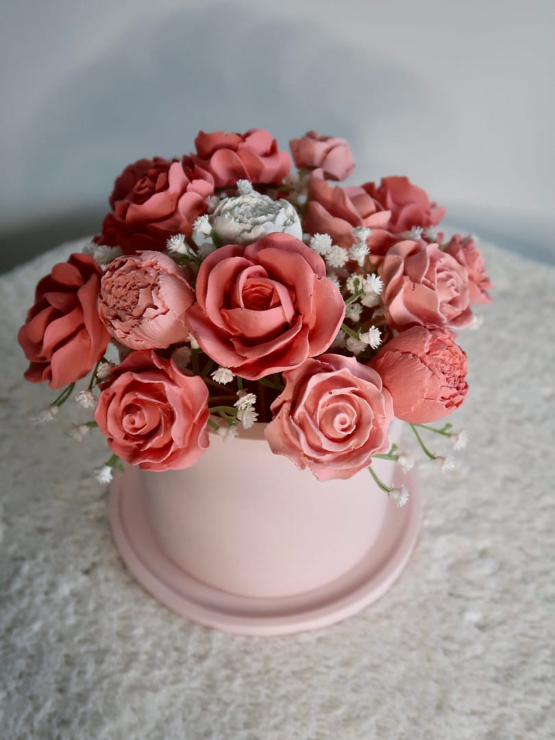 Grand bouquet rose